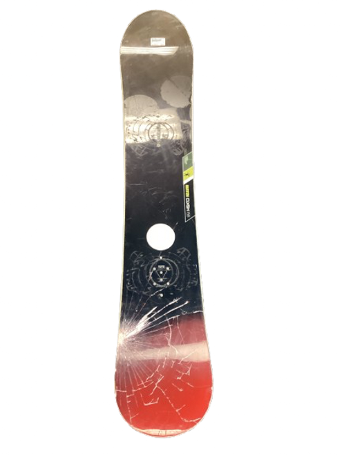 Used Burton CLASH Mens Snowboard Only Black And Red 158 cm 11853-S000115482