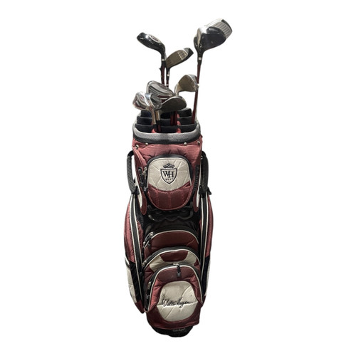 Vist Large View of Product Image Which is Used Wilson PRO STAFF TOUR ADVANTAGE DRIVER Mens Package Set RH Maroon 11 Piece