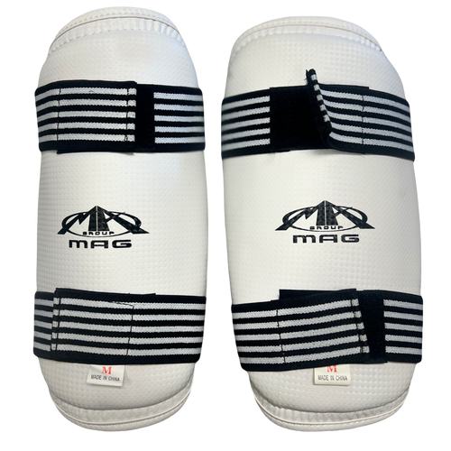 Used Martial Arts Forearm Pads White MD 11730-S000036570