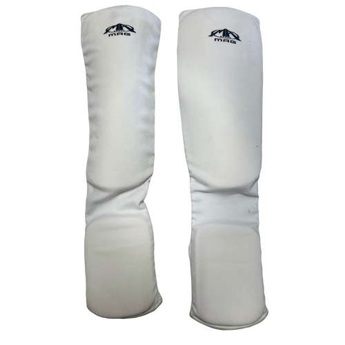 Used MAC Martial Arts Forearm Pads White Junior 11730-S000017241