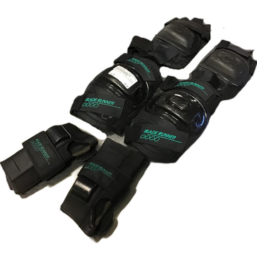Vist Large View of Product Image Which is Used Triple Eight Inline Elbow Pads Black Junior