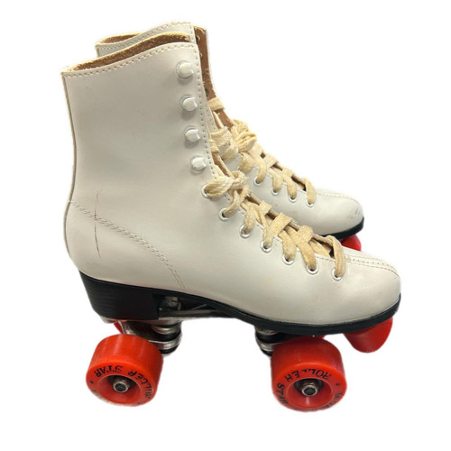 Used Labeda Junior Roller Quad Skates White Junior 06 11730-S000058391
