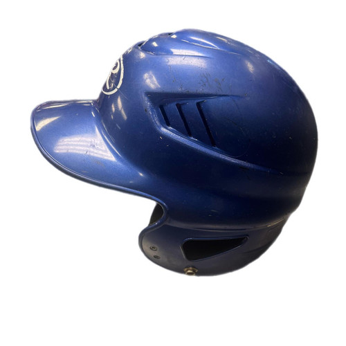 Vist Large View of Product Image Which is Used Rawlings RCFH Batting Helmet No Mask Royal Blue One Size
