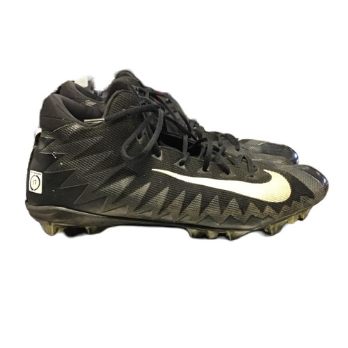 Vist Large View of Product Image Which is Used Nike Alpha Menace Pro Mid Adult Football Cleats Black Senior 17