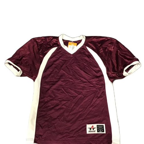 Vist Large View of Product Image Which is Used Alleson Large Youth Football Top Maroon