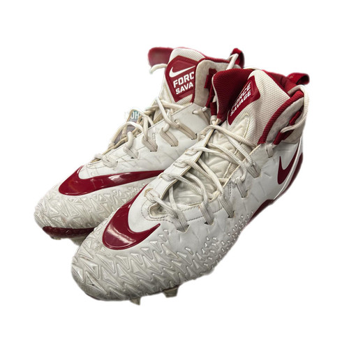 Vist Large View of Product Image Which is Used Nike 880144-167 Adult FB Cleats White Senior 14
