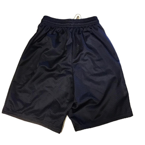Vist Large View of Product Image Which is Used Alleson Youth Small Mesh Shorts Navy Blue