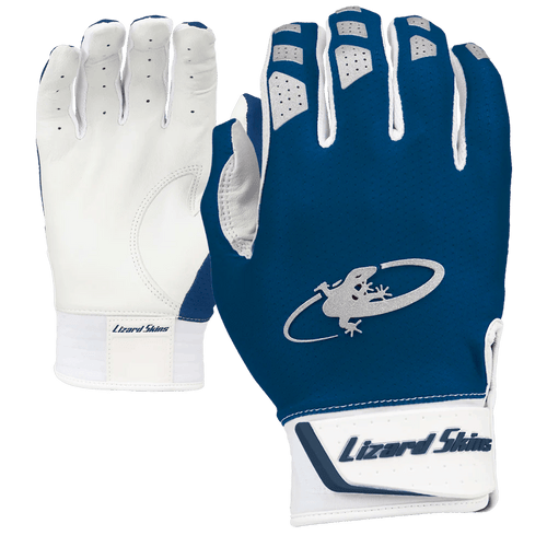 Vist Large View of Product Image Which is New Lizard Skins Komodo V2 Youth Medium Navy Batting Gloves