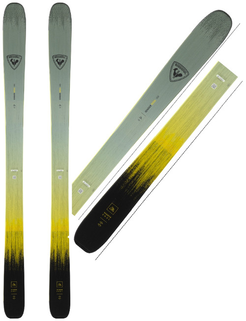 New ROSSIGNOL 25 SENDER SOUL 102 156cm all mtn skis