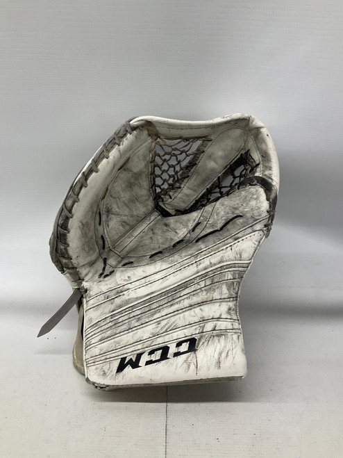 Used CCM PREMEIR Senior Goalie Catcher White 11836-S000019146