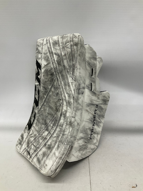 Vist Large View of Product Image Which is Used CCM PREMEIR 2 Senior Goalie Blocker White
