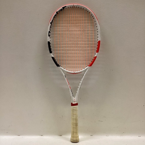 Used Babolat PURE STRIKE 100 Adult Tennis Racquet Orange 4 1/4" 11725-S000476427 Vist Large View of Product Image Which is Used Babolat PURE STRIKE 100 Adult Tennis Racquet Orange 4 1/4"