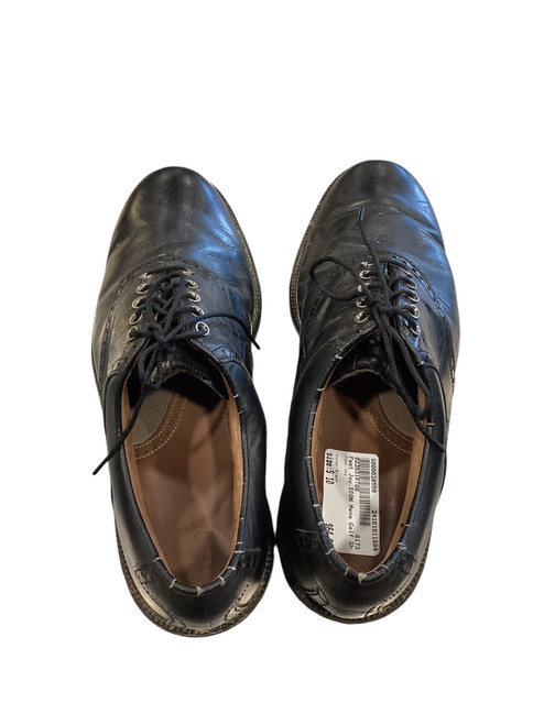 Vist Large View of Product Image Which is Used Foot Joy Mens Golf Shoes Black Senior 10