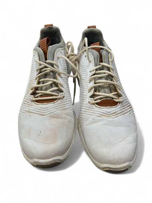Vist Large View of Product Image Which is Used Puma Jr Golf Shoes White Youth 06.0