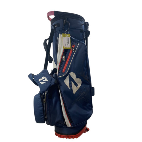 Used Bridgestone TOUR B STAND BAG Mens Stand Bag Navy Blue 11471-S000153786