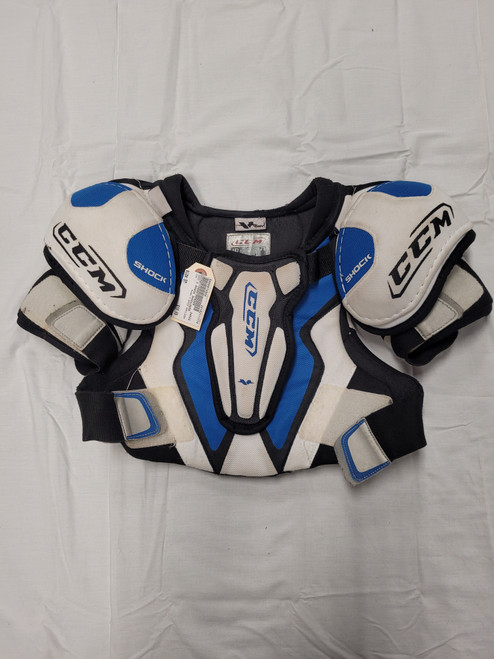 Vist Large View of Product Image Which is Used CCM V SHOCK SHOULDERS Junior Shoulder Pads SM