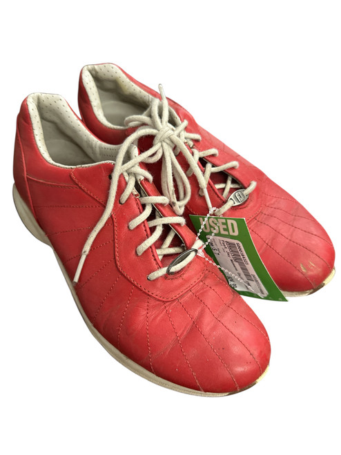 Vist Large View of Product Image Which is Used Foot Joy Womens Golf Shoes Red Senior 7