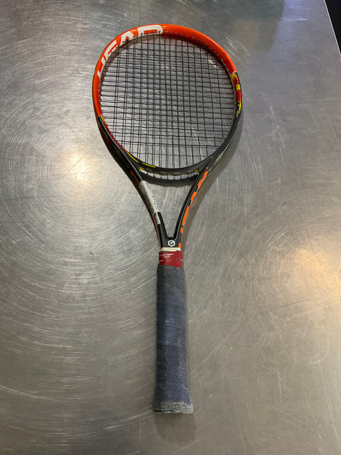 Vist Large View of Product Image Which is Used Head RADICAL MP Adult Tennis Racquet Red 4 1/4"