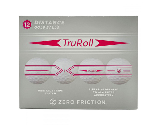 Zero Friction Tru Roll Golf Balls 12PK Pink #GB13003