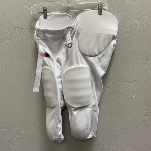 Vist Large View of Product Image Which is Used Schutt Adult FB Integrated Pants White SM