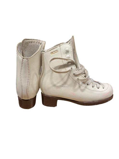 Vist Large View of Product Image Which is Used Gaiam WHITE Girls Figure Skate White Youth 12.0