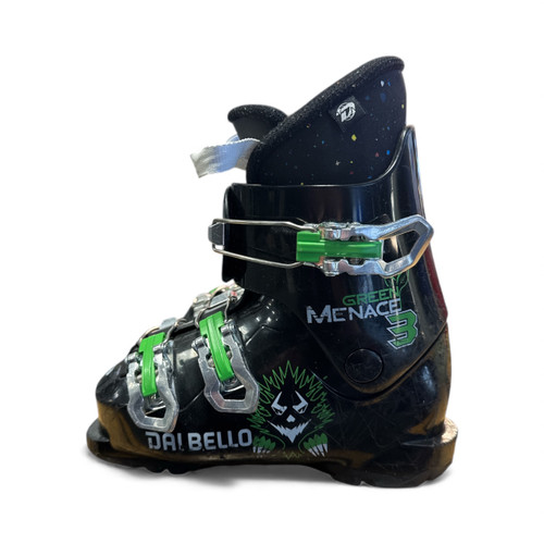 Vist Large View of Product Image Which is Used Dalbello GREEN MENACE Boys DH Ski Boot Black 205 MP - J01