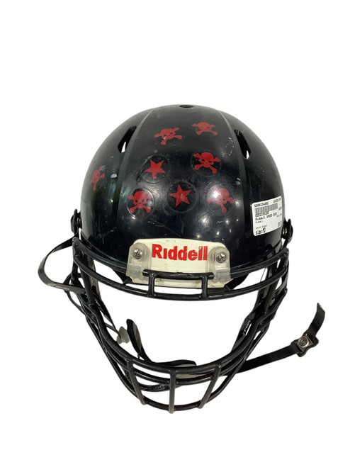 Used Riddell SPEED FB Helmet Black MD 11347-S000234095