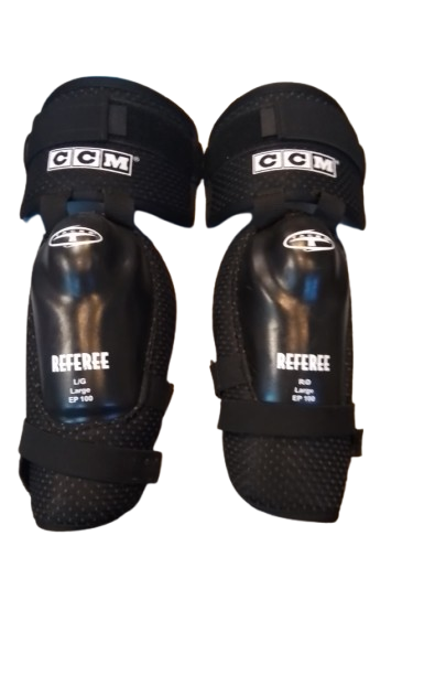 Vist Large View of Product Image Which is Used CCM REFEREE ELBOW PADS Referee Elbow Pads LG