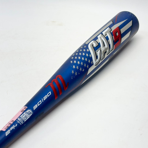 Vist Large View of Product Image Which is Used Marucci CAT 9 PASTIME BB/SB USSSA 2 3/4 Bat 30" 11805-S000050059