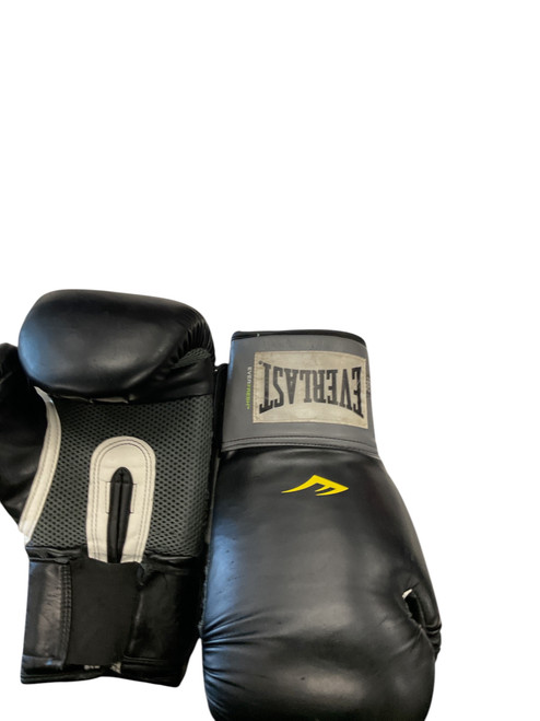Vist Large View of Product Image Which is Used Everlast Boxing Gloves Black LG