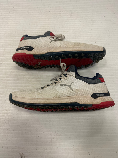 Used Puma Mens Golf Shoes White Senior 7.5 11860-S000281610
