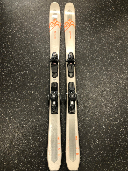 Used Salomon QST 85 Mens DH Ski/Binding Grey 161 cm 11726-S000272591