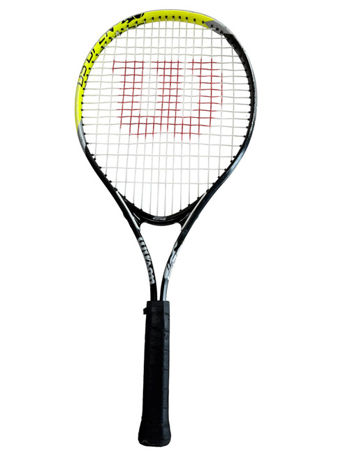 Vist Large View of Product Image Which is Used Wilson US OEPN 25 Junior Tennis Racquet Black 25"
