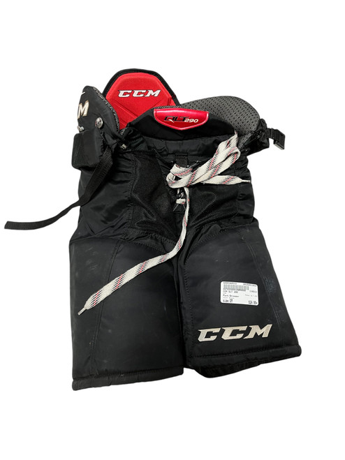 Vist Large View of Product Image Which is Used CCM QLT 290 Junior Pant Black SM