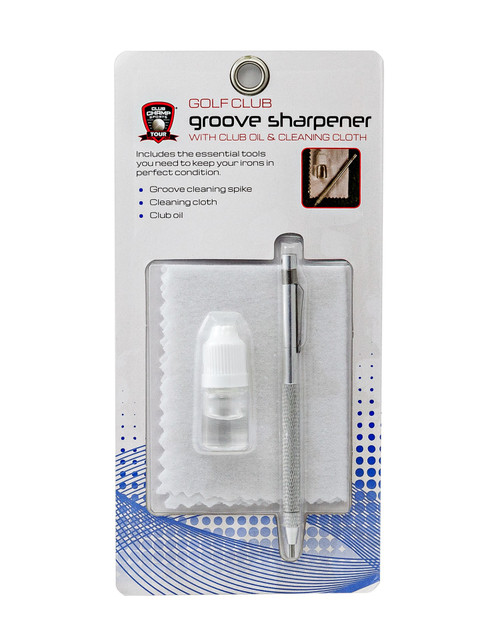 Vist Large View of Product Image Which is New GOLF CLUB GROOVE CLEANER KIT SHARPENER