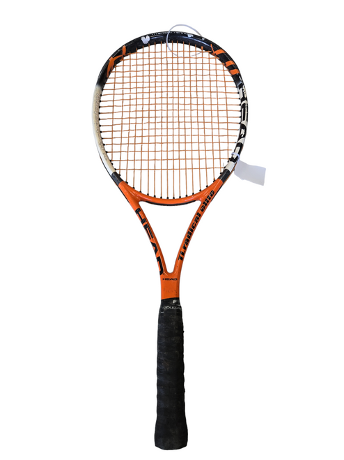 Vist Large View of Product Image Which is Used Head TI. RADICAL ELITE Adult Tennis Racquet Orange 4 1/2"