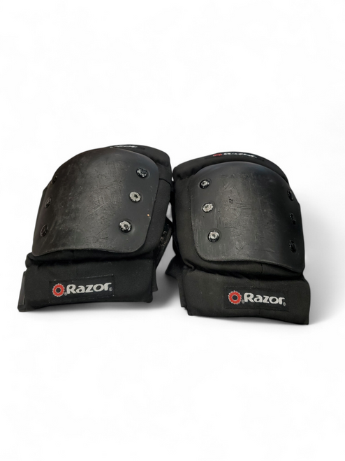 Vist Large View of Product Image Which is Used Razor Skateboard Kneepads Black LG Tall 11863-S000018118