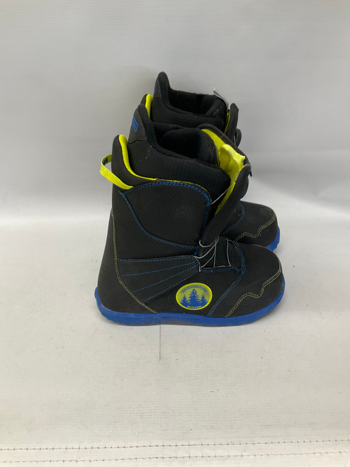 Used Burton IMPRINT 1 ZIPLINE BOA Mens Snowboard Boots Black Senior 7 11836-S000019321