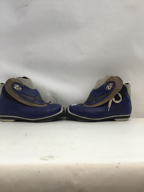 Vist Large View of Product Image Which is Used Salomon Womens SNS XC Ski Boots Navy Blue W 05-05.5 / JR 03.5-04