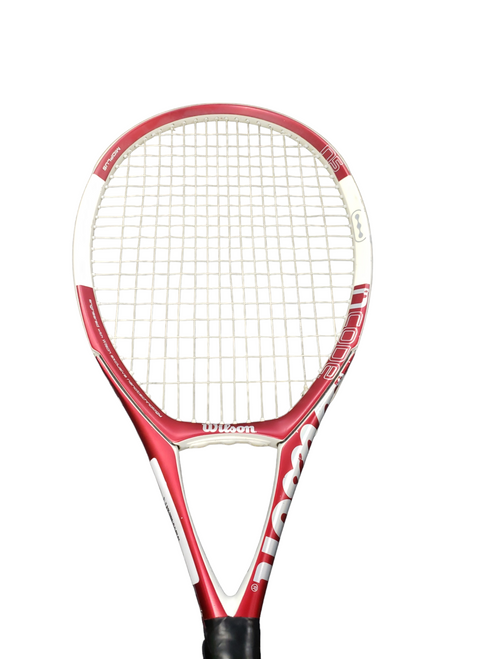 Vist Large View of Product Image Which is Used Wilson N5 NCODE Adult Tennis Racquet Red 4 3/8" 11849-S000022173