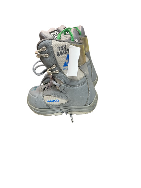 Used Burton Boys Snowboard Boots Grey Youth 12.0 11732-S000346527