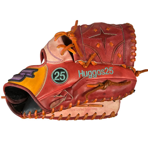 Vist Large View of Product Image Which is Used SASAKI PRO BB/SB Glove RH Throw Red 12 1/2"