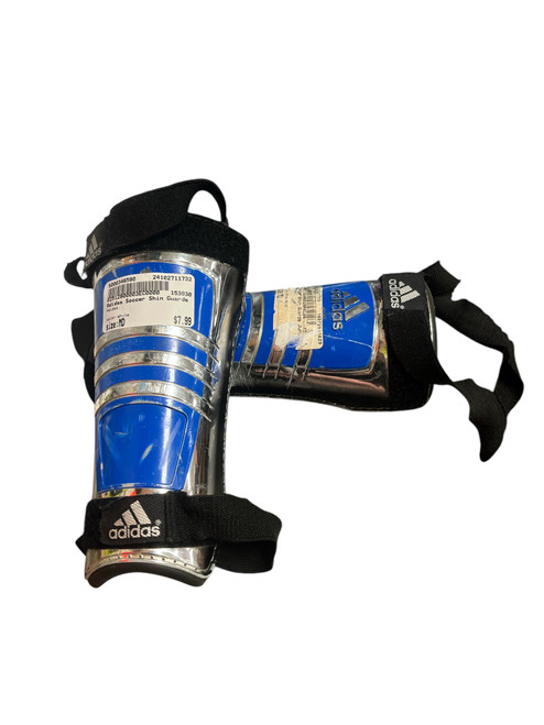 Used Adidas Soccer Shin Guards Junior White MD 11732-S000346590