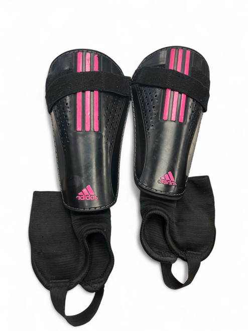 Used Adidas Soccer Shin Guards Adult Black And Pink MD 11863-S000018270