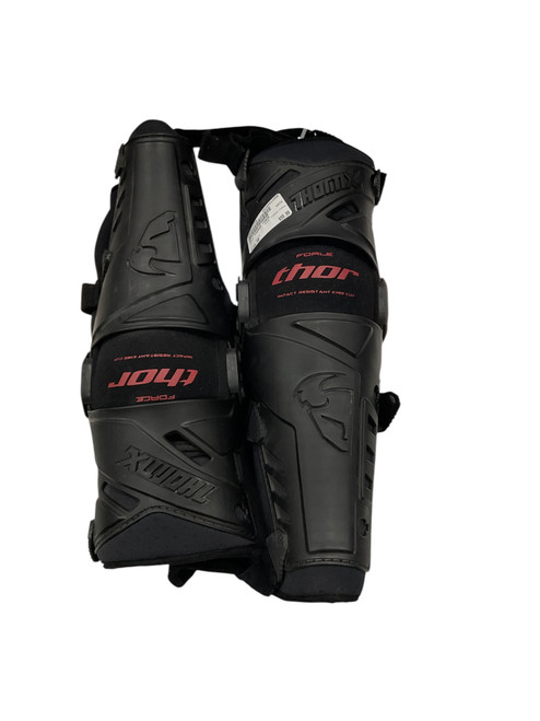 Vist Large View of Product Image Which is Used Thor THORNX FORCE Adult Knee Guard Black Senior