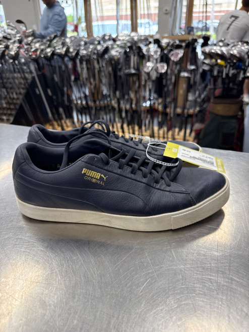 Vist Large View of Product Image Which is Used Puma Mens Golf Shoes Navy Blue Senior 11