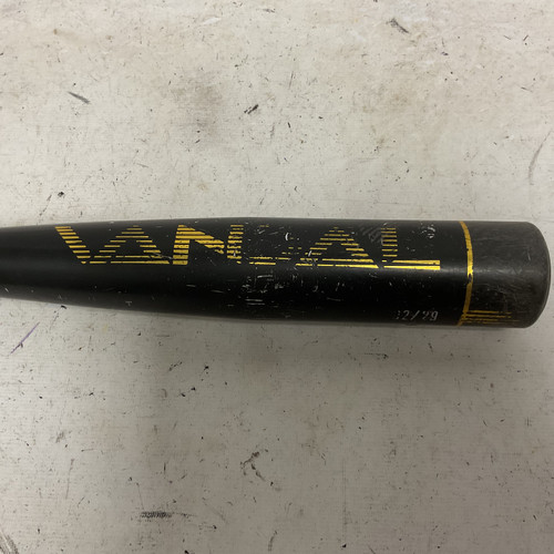 Vist Large View of Product Image Which is Used Victus VANDAL BB/SB High School -3 Bat Black And Gold 32"