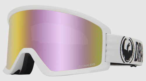 Vist Large View of Product Image Which is New DRAGON DX3 WHITE LUMALENS PINK ION 
