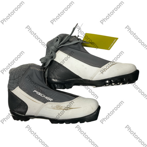 Vist Large View of Product Image Which is Used Fischer PRO MYSTYLE Womens NNN XC Ski Boots Grey W 05-05.5 / JR 03.5-04