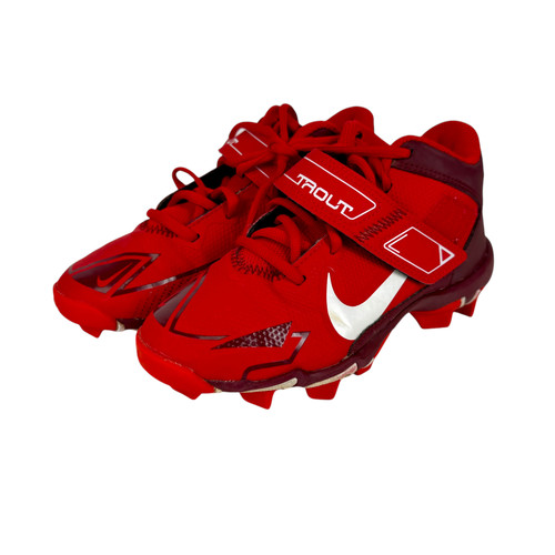Used Nike TROUT BB/SB Cleats Red Junior 02 11506-S000269027